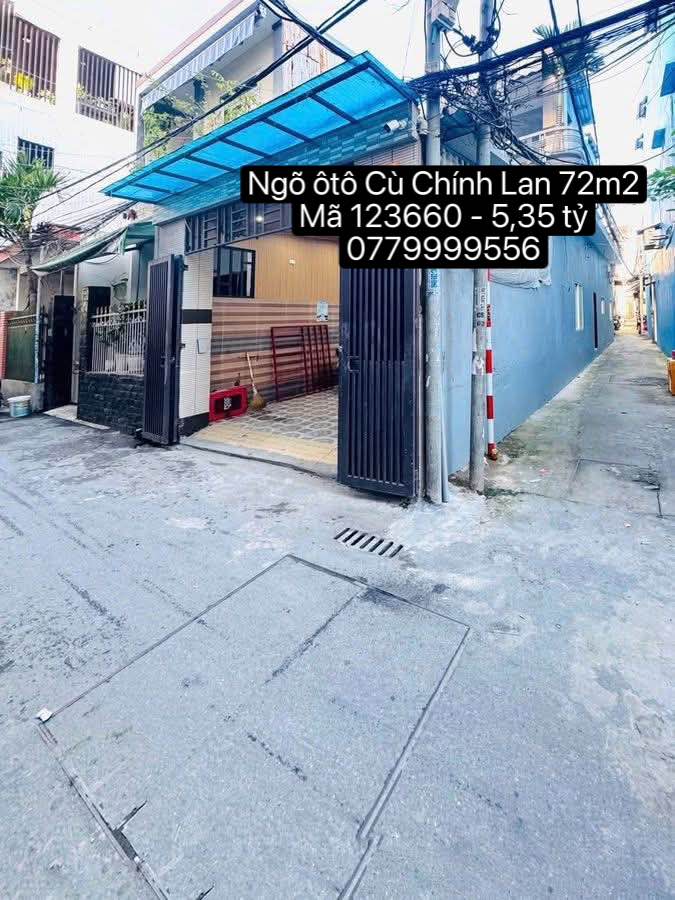 Nhà 2 tầng 2 mặt kiệt ô tô Cù Chính Lan 72m² giá 5.35 tỷ - Sẵn sàng vào ở!