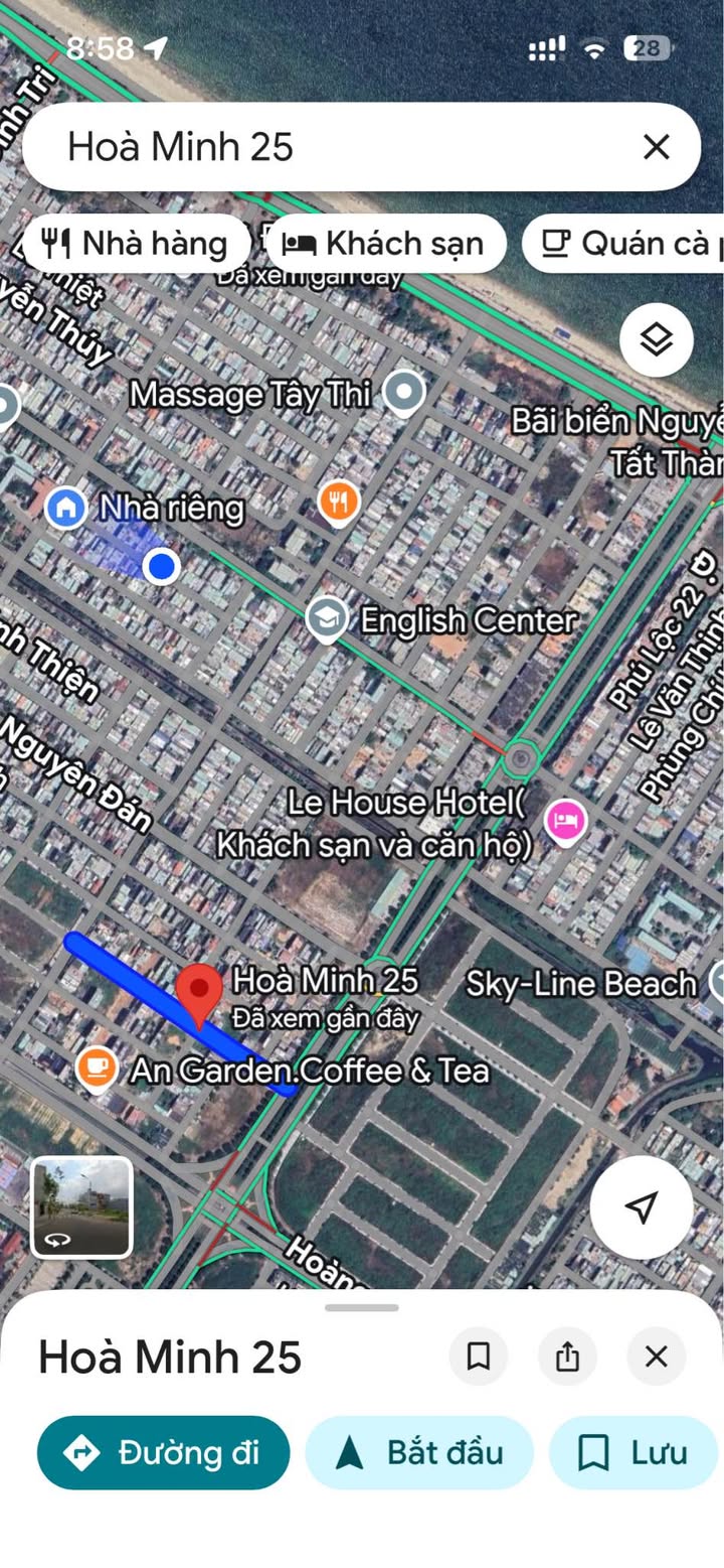 Đất nền đường Hòa Minh 25, Liên Chiểu 108.5m² giá 7.85 tỷ - Vị trí thoáng mát gần công viên!