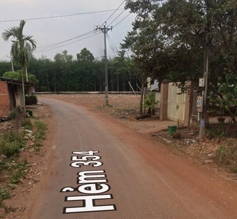 Đất nền hẻm 354, Bình Phước 376.6m² giá 1.2 tỷ - Cơ hội đầu tư tuyệt vời!