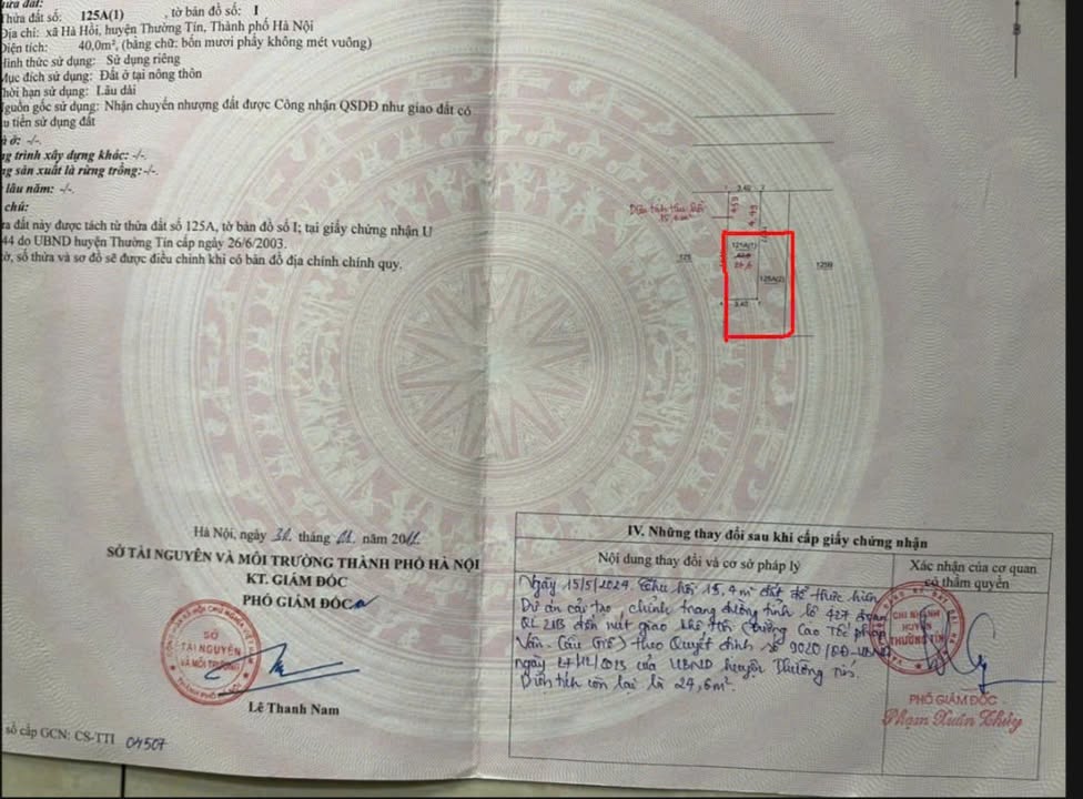 Đất nền Hà Hồi, Thường Tín 24m² giá chỉ 2xx triệu - Đầu tư sinh lời ngay!