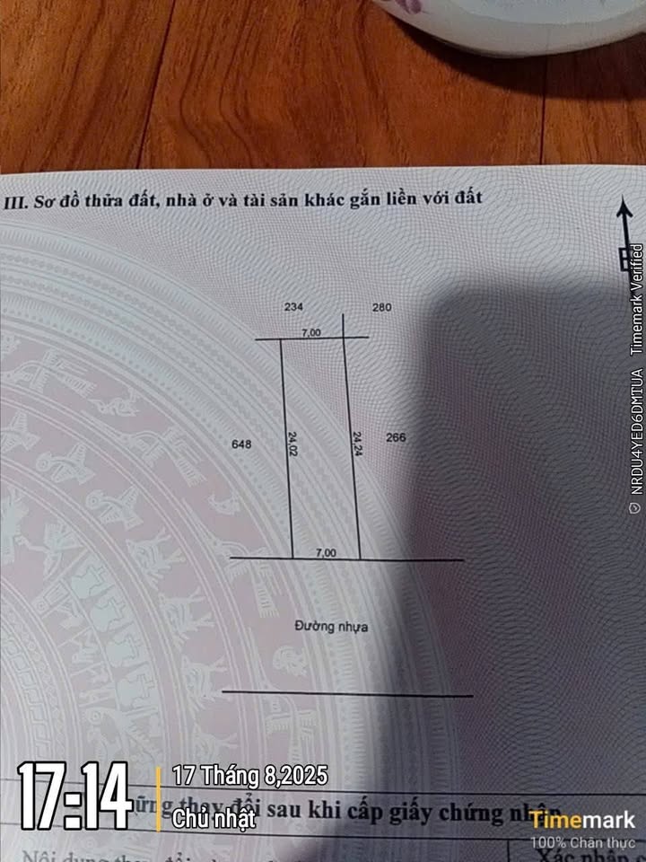 Đất nền ấp 3 xã Hòa Hội, 175m² giá 1.05 tỷ - Sổ hồng riêng, vị trí đẹp!