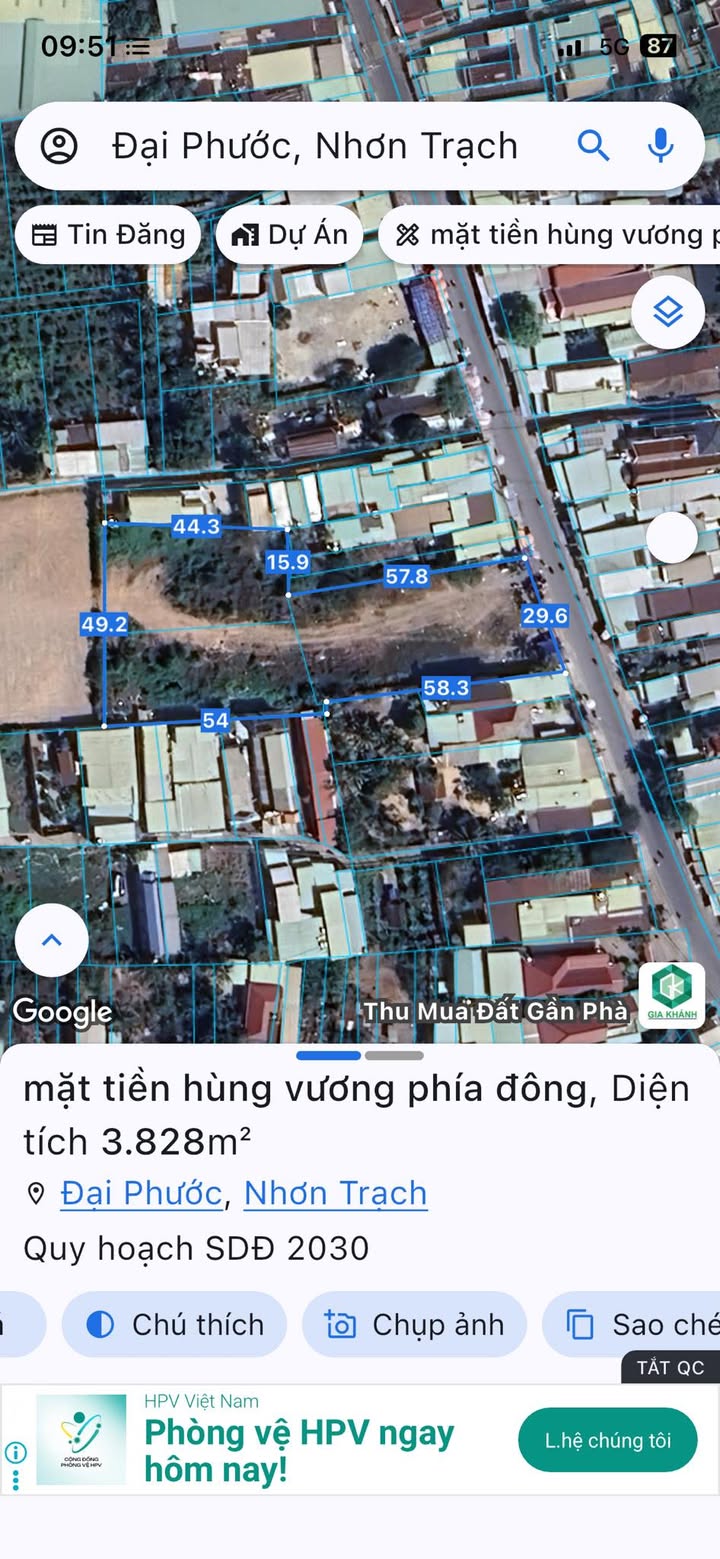 Đất nền mặt tiền Hùng Vương, xã Đại Phước, 4000m² giá 85 tỷ - Cần bán gấp!