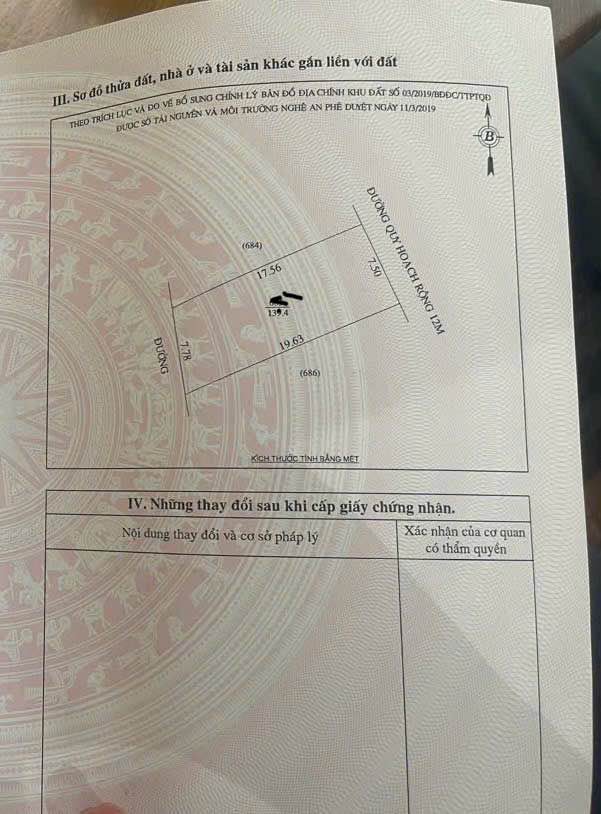 Đất Nghi Phú Vinh 139.4m² giá 5 tỷ - Vị trí trung tâm, tiện ích đầy đủ!