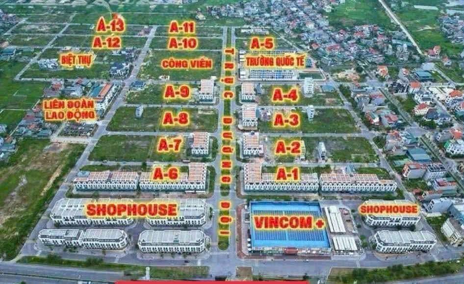 Đất nền Newcity Uông Bí 100m² giá 1.6 tỷ - Ô góc hướng Nam đẹp