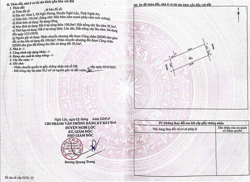 Đất nền xóm 5, Nghi Phong, TP Vinh 150m² giá 3.08 tỷ - Kinh doanh thuận lợi!