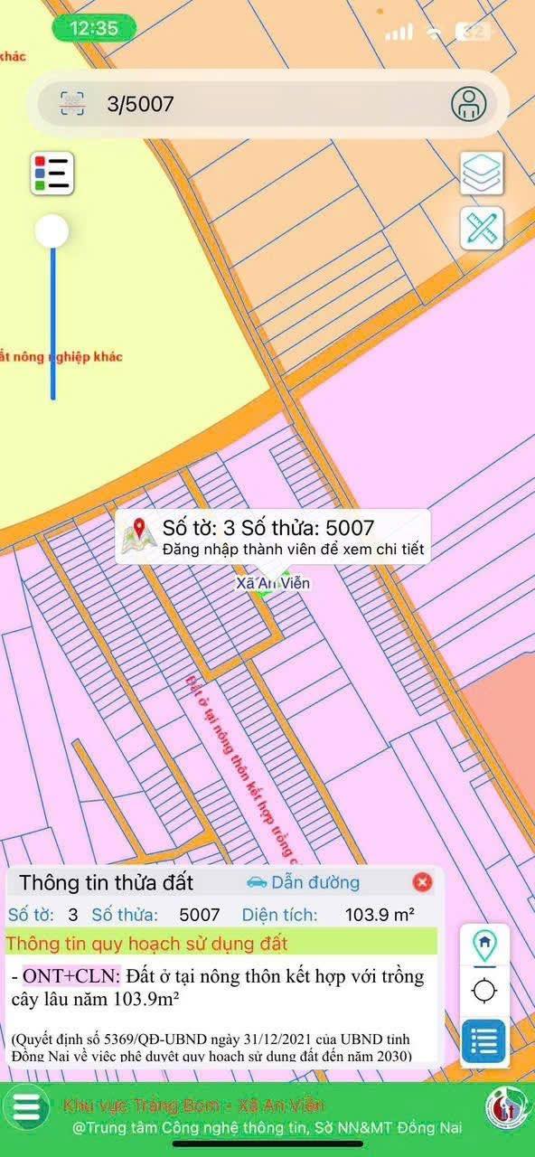 Đất nền Trảng Bom 80m² giá chỉ 800 triệu - Sổ đỏ chính chủ