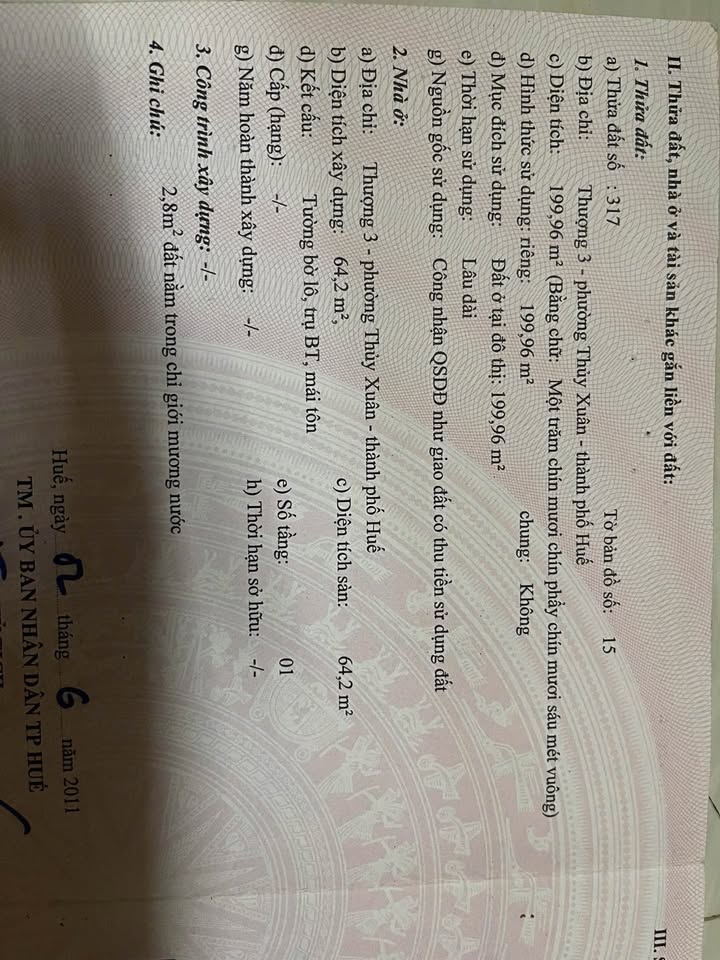 Đất nền đường Vũ Ngọc Phan, Thủy Xuân, Huế 100m² giá 2.1 tỷ - Pháp lý rõ ràng, sẵn sàng giao dịch!