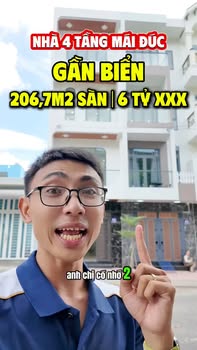 Nhà 4 Tầng Mặt Tiền Ngô Văn Sở 48m² giá 6.5 tỷ - Gần biển chỉ 3 phút!