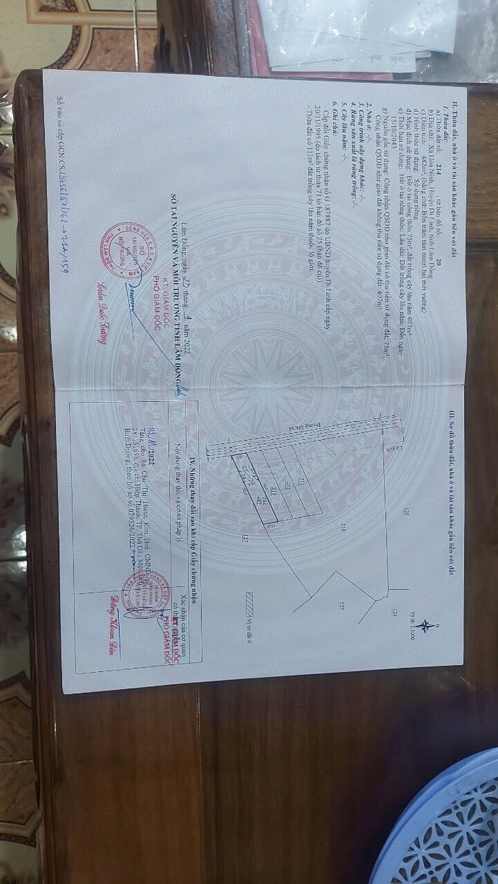 Đất thổ cư 75m² mặt đường tại xã Hoà Ninh - Giá 1.45 tỷ, cơ hội đầu tư tuyệt vời!