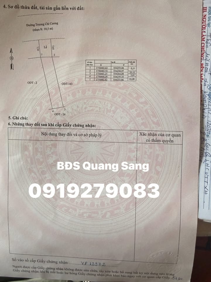 Đất mặt tiền Trương Chí Cương, Nam Phước, 110m² - Giá chỉ từ 2 tỷ!