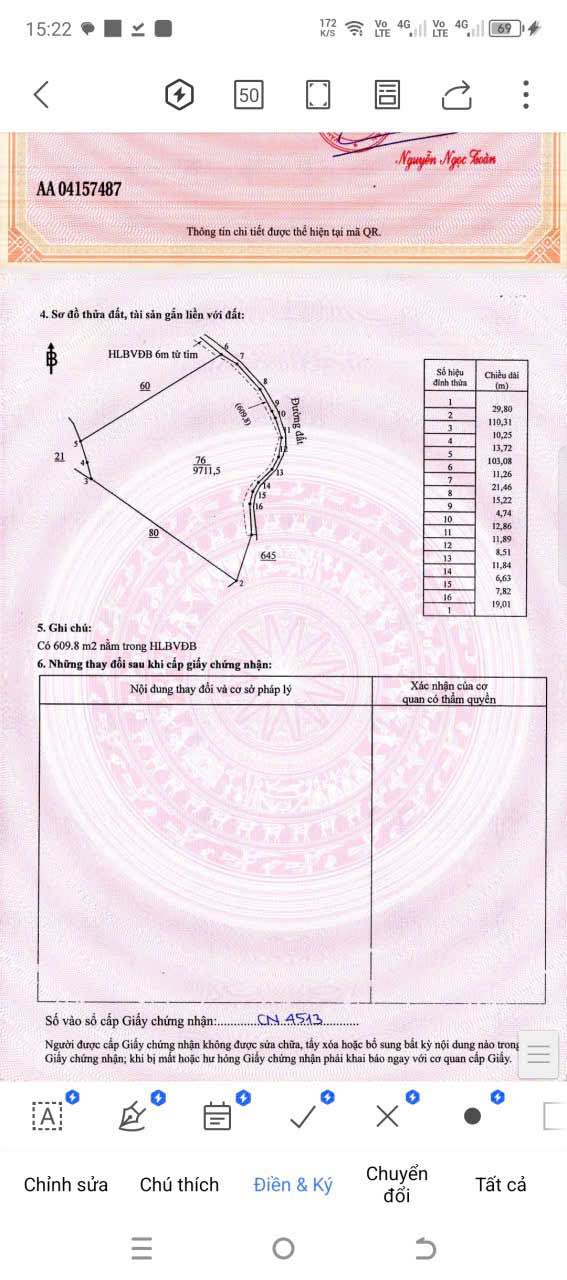 Đất thổ cư 1ha Tân Lợi, Đồng Phú giá 14xx triệu - Cơ hội đầu tư tuyệt vời!