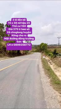 Đất nền 570m² Đông Trường Sơn, Chơ Glong - Giá chỉ 375 triệu, Sổ đỏ chính chủ!