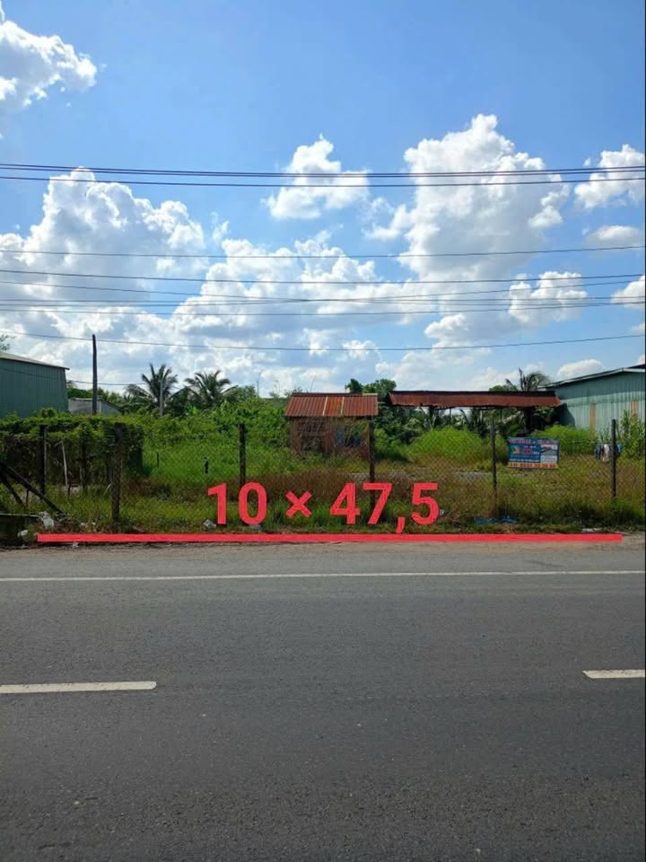 Đất mặt tiền Quốc lộ 1, phường 4, TP Tân An 471m² - Đầu tư sinh lời tuyệt vời!