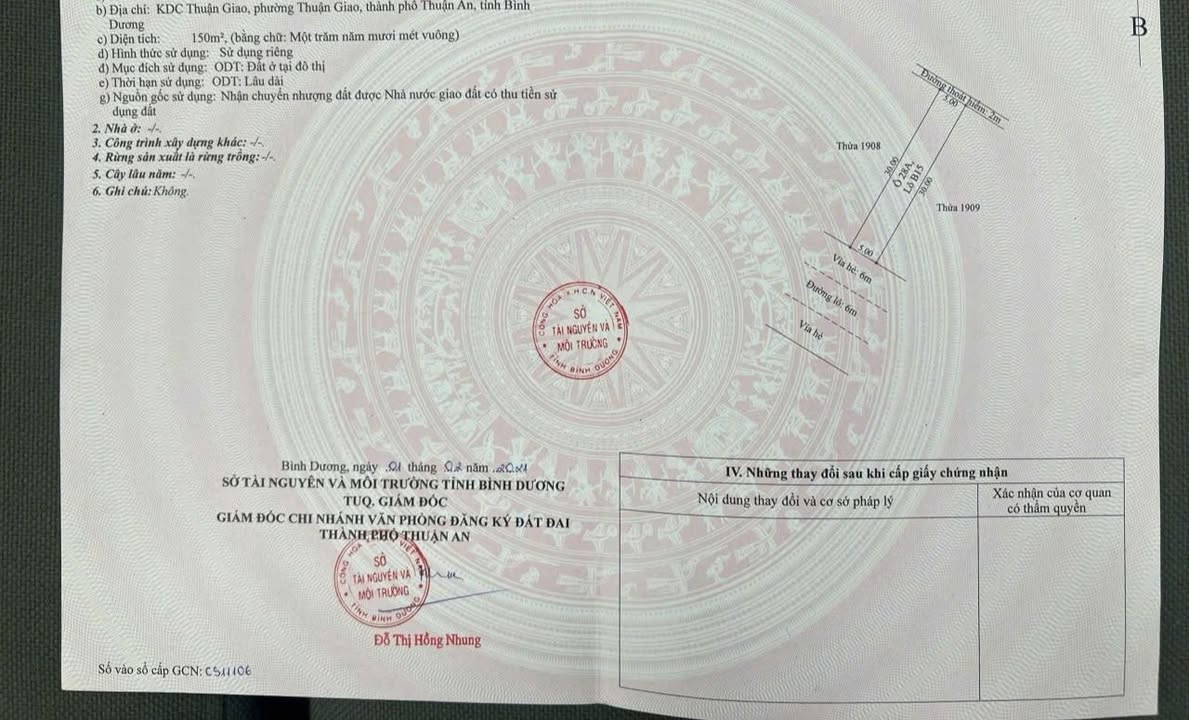 Nhà lầu trệt và 6 phòng trọ tại Thuận Giao 150m² giá 4.85 tỷ - Đầu tư sinh lời ngay!