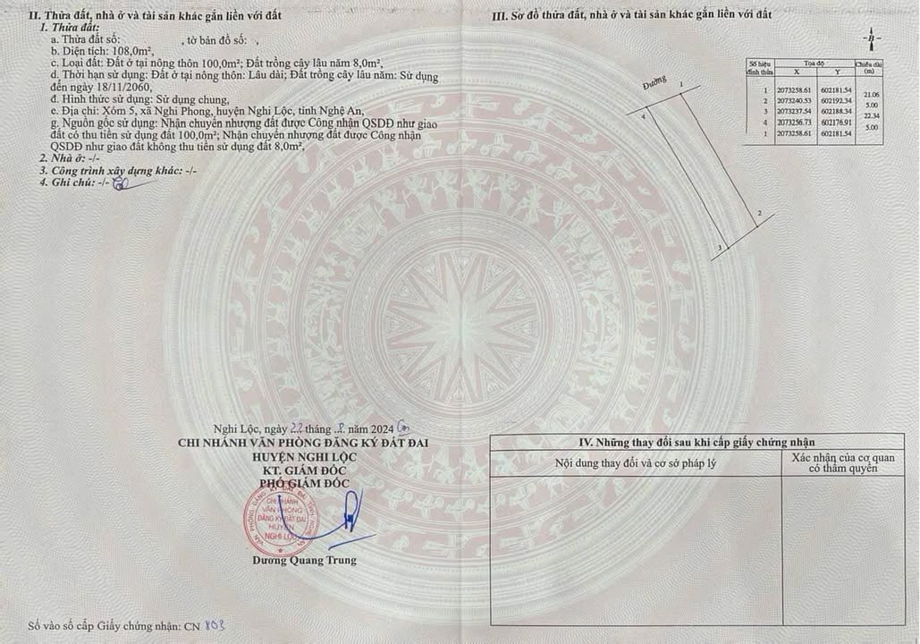 Đất nền Nghi Phú Vinh 108m² giá 1.75 tỷ - Vị trí đắc địa, dễ dàng di chuyển!