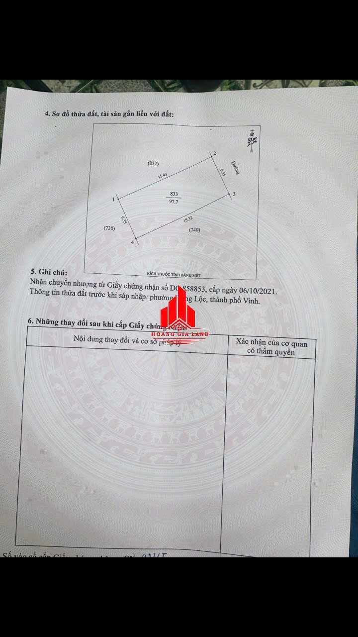 Đất nền Hưng Lộc Vinh 97.7m² - Sổ đỏ chính chủ, vị trí đẹp