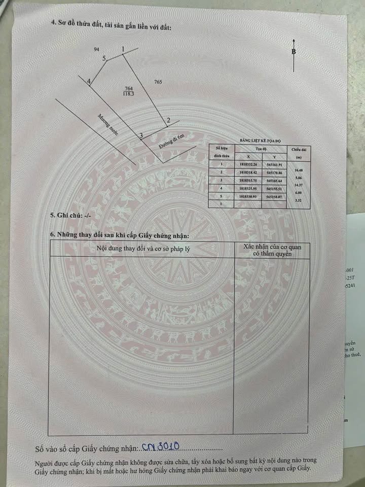 Bán đất Thủy Dương Hương Thủy 118m² giá 2.05 tỷ - Đường 6m hai mặt thoáng!