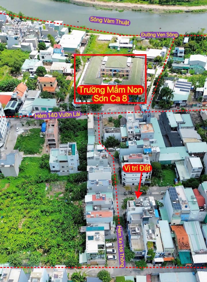 Lô đất Vườn Lài An Phú Đông Q12 52m² giá 5.1 tỷ - Đường xe hơi thông thoáng!