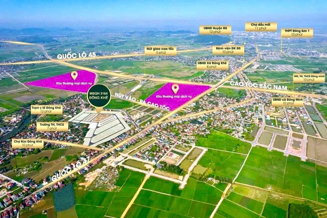 Đất nền MB 3164, Quốc lộ 47, Thanh Hóa 119m² - Bán gấp giá chỉ 1.1 tỷ!