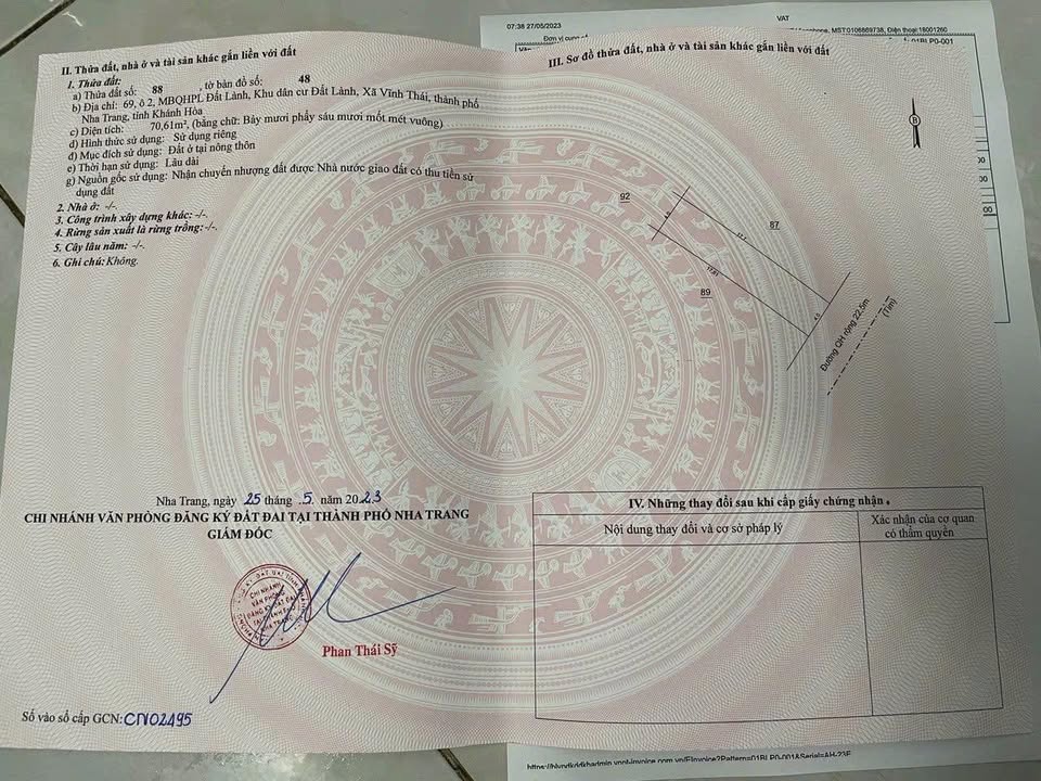 Đất nền mặt tiền đường Phong Châu 70m² giá 4.55 tỷ - Cơ hội đầu tư hiếm có!