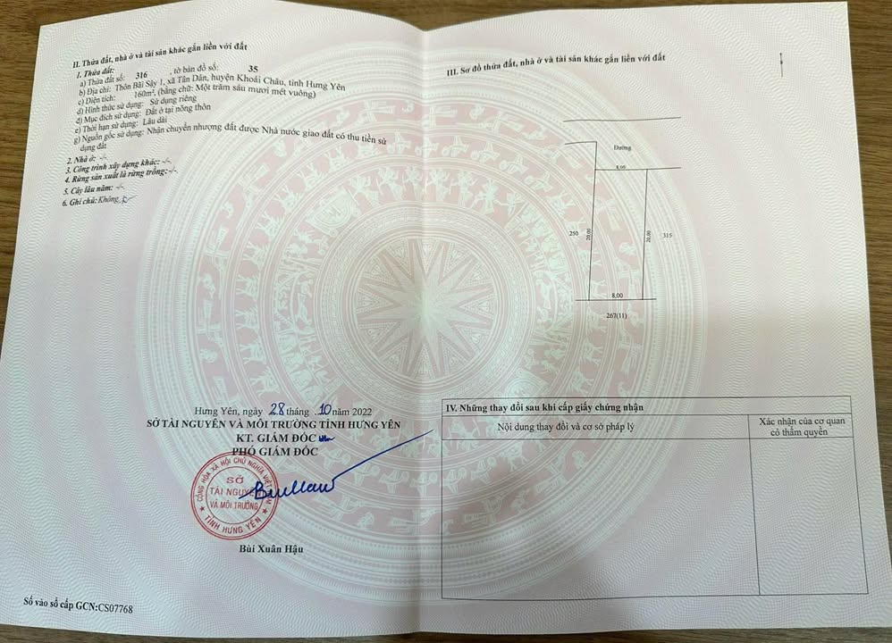 Đất nền góc 160m² Tân Dân giá bán thỏa thuận - Vị trí vàng sinh lời