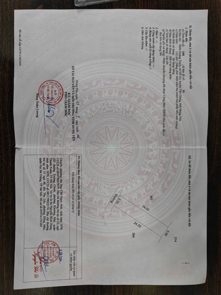 Lô đất Hoàng Trạch Mễ Sở 122m² giá 3x triệu - Tiềm năng đầu tư cao!