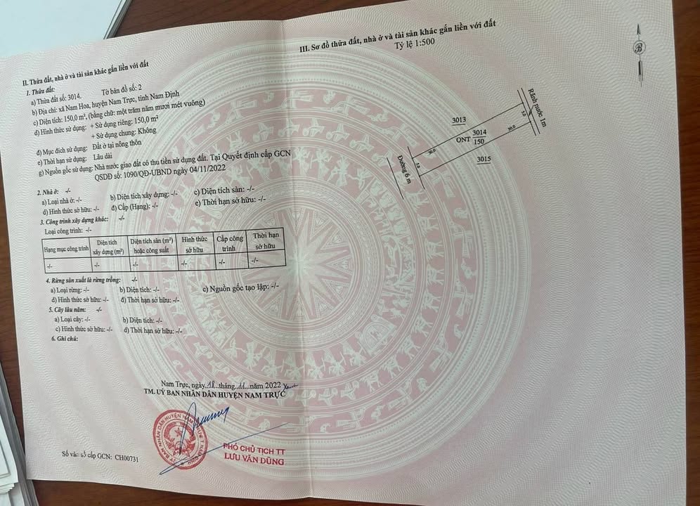 Đất nền Nam Hoa 150m² giá chỉ 900 triệu - Đầu tư tiềm năng ngay tại Trí An!