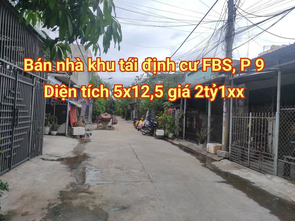 Nhà cấp 4 tại khu tái định cư FBS, Tuy Hoà 62.5m² giá chỉ 2.1 tỷ - Đường ô tô 10m thông thoáng!