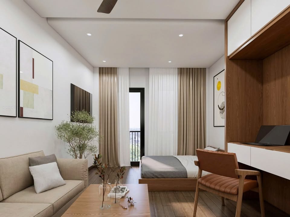 Căn hộ cho thuê tại ngõ 445 Nguyễn Khang, Cầu Giấy - Giá chỉ từ 5.6 triệu/tháng, nội thất mới 100%!