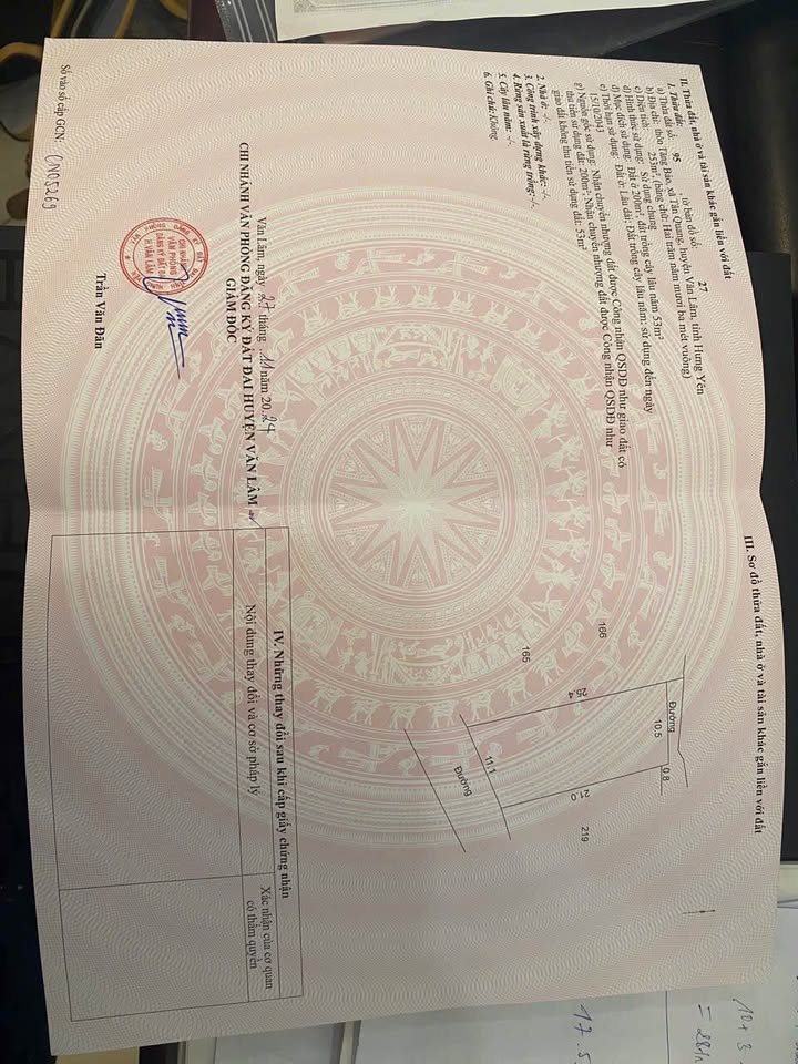 Đất nền thôn Tăng Bảo, xã Như Quỳnh, 253m² giá 500 triệu - Mặt tiền đường ô tô tránh nhau!