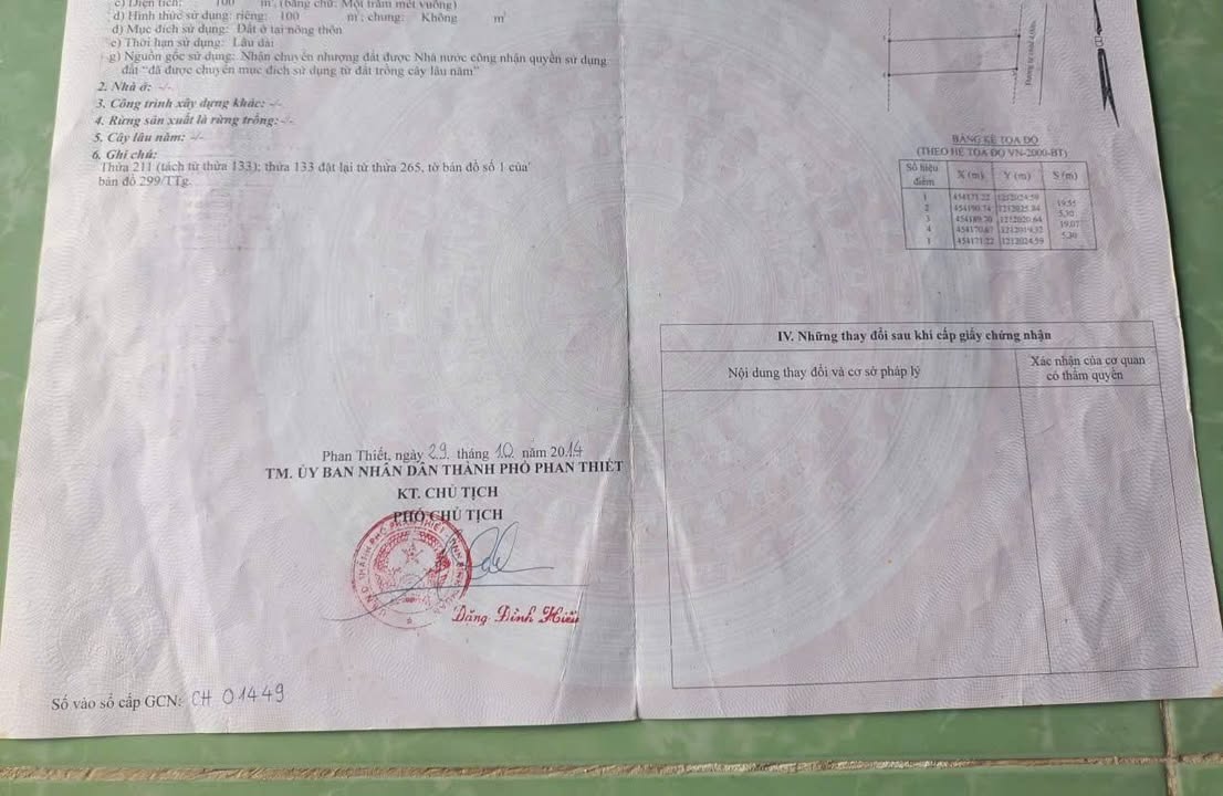 Nhà cấp 4 thổ cư 100m² Phong Nẫm, Phan Thiết - Chỉ 850 triệu, chính chủ bán!