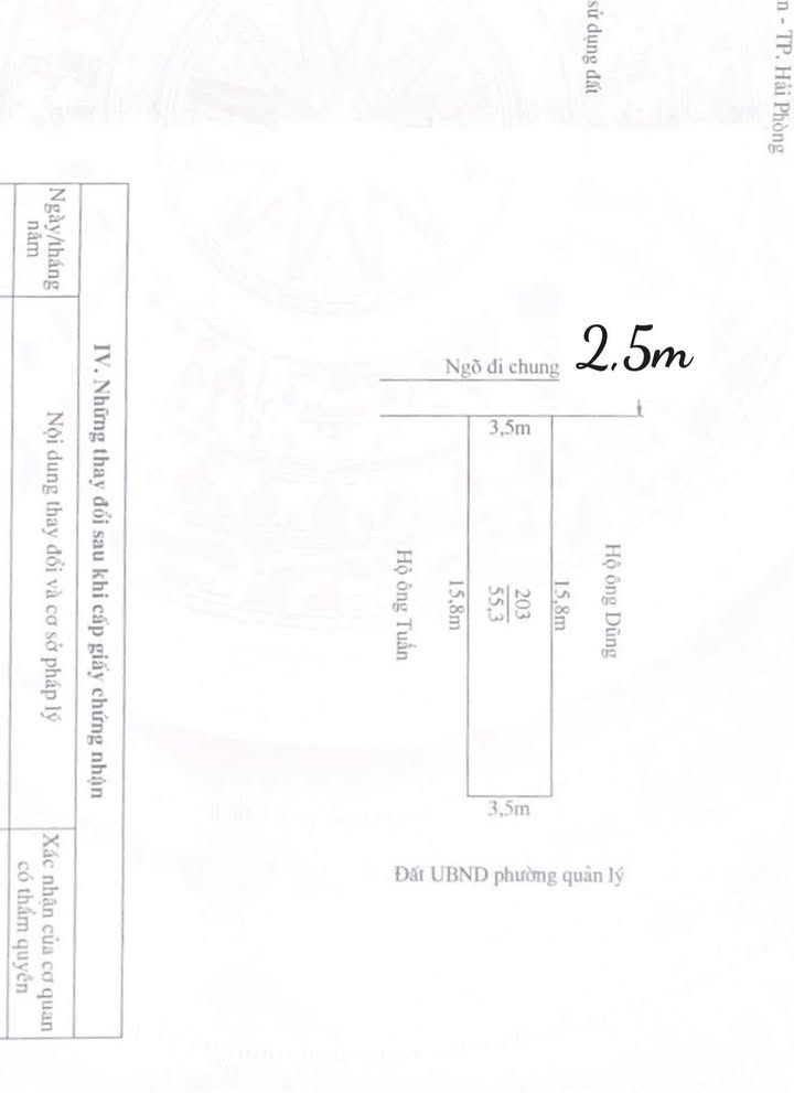 Nhà mặt ngõ Lực Hành - Hải An 55.3m² giá 2.35 tỷ - Đầu tư sinh lời!