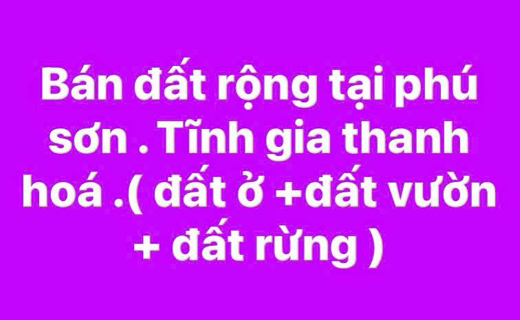 Đất Farm Phú Sơn Tĩnh Gia 2000m² giá 3 tỷ - Sổ hồng chính chủ, đầu tư lý tưởng!