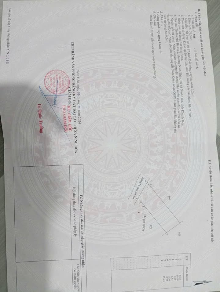 Đất thổ cư phường Đông Ninh, Ninh Hòa 67m² giá 950 triệu - Gần biển Dốc Lết