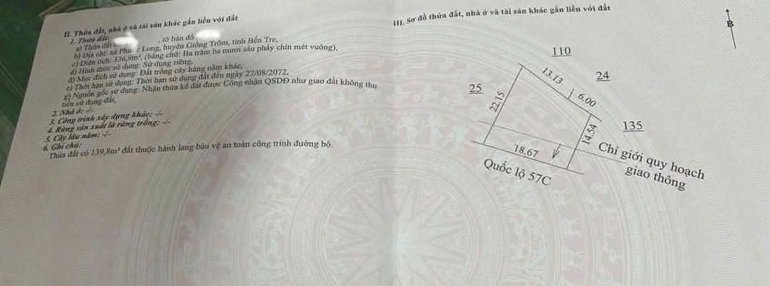 Đất Phước Long 300m² giá 1.7 tỷ - Gần trường THPT Nguyễn Ngọc Thăng