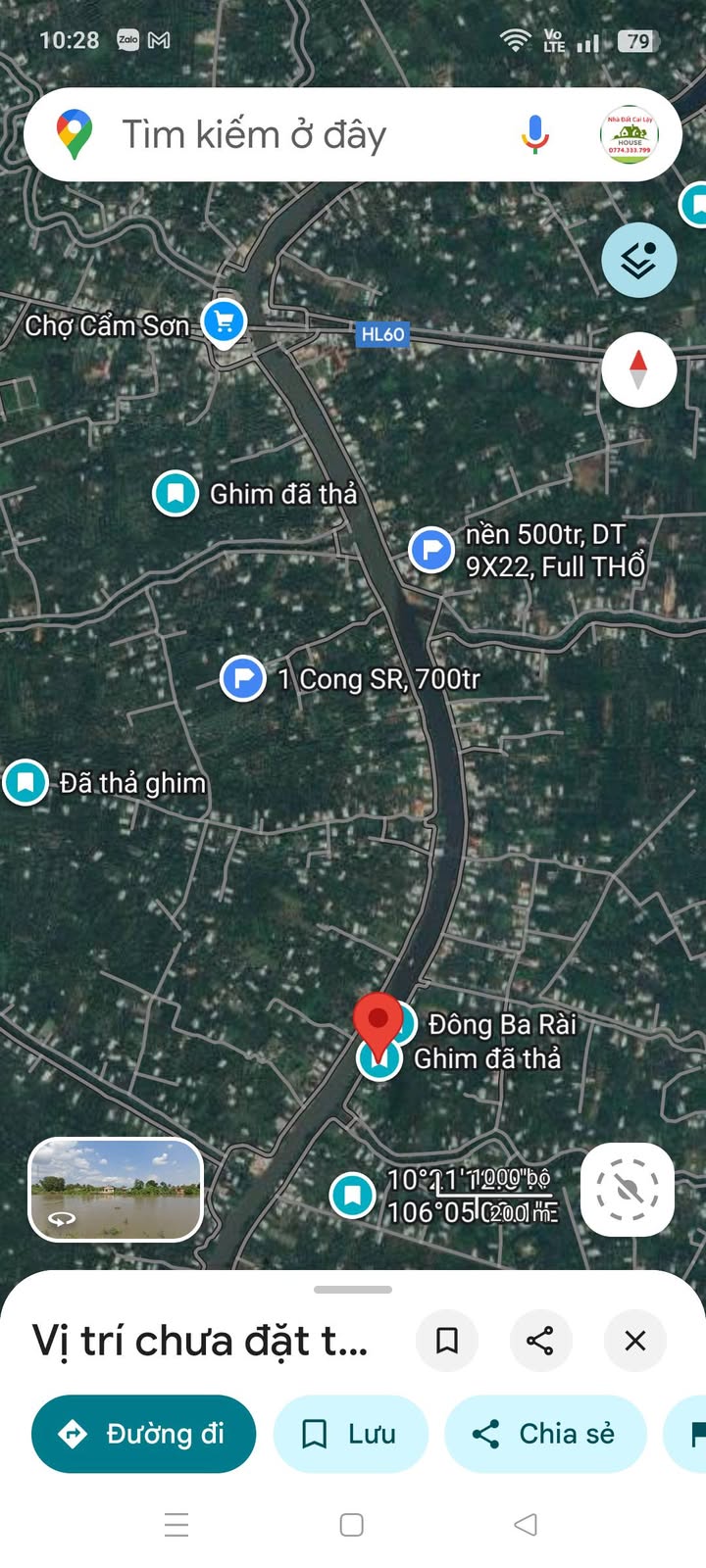 Đất nền Cẩm Sơn, Cai Lậy 300m² giá 900 triệu - Cơ hội đầu tư tốt!