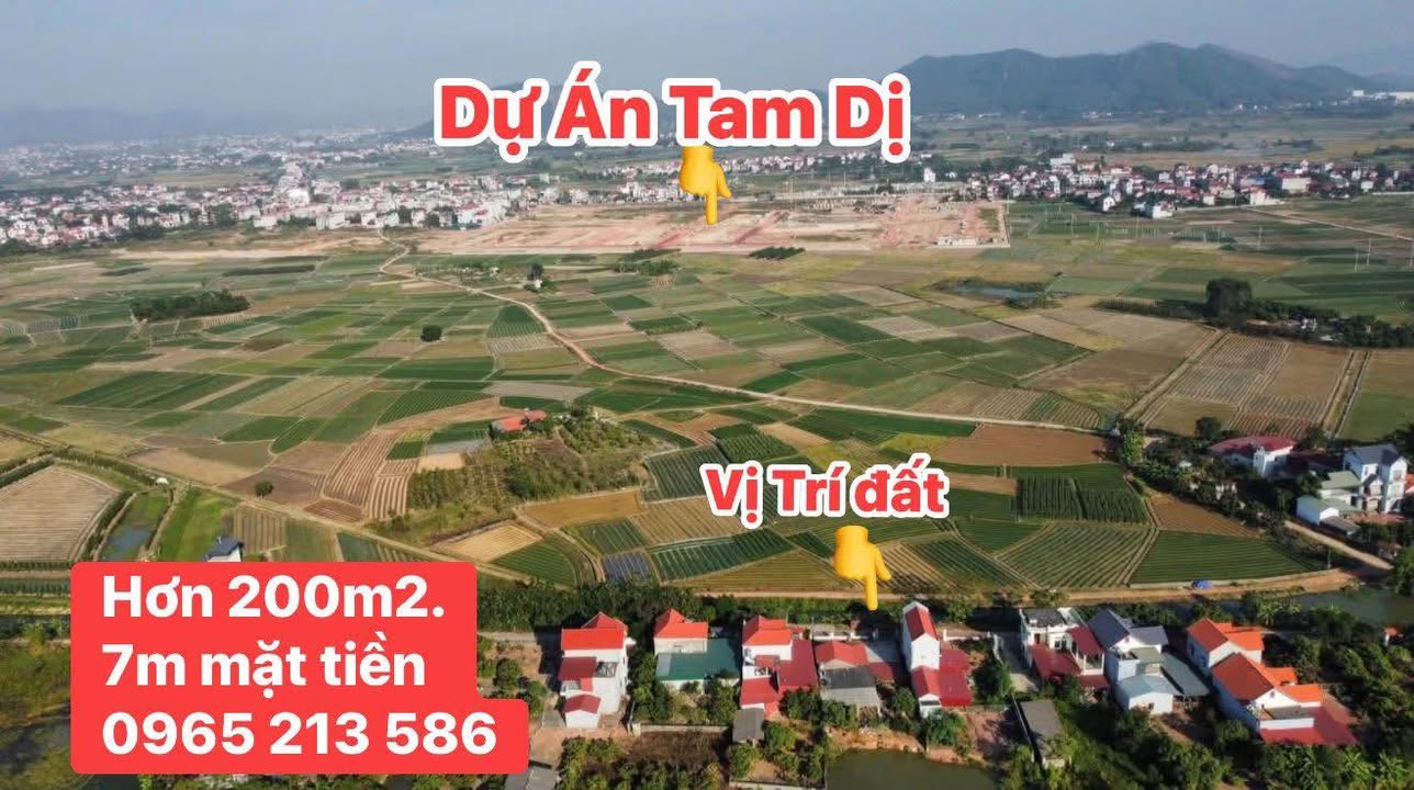 Đất nền Tam Dị Lục Nam 200m² giá 1 tỷ - View suối tuyệt đẹp!