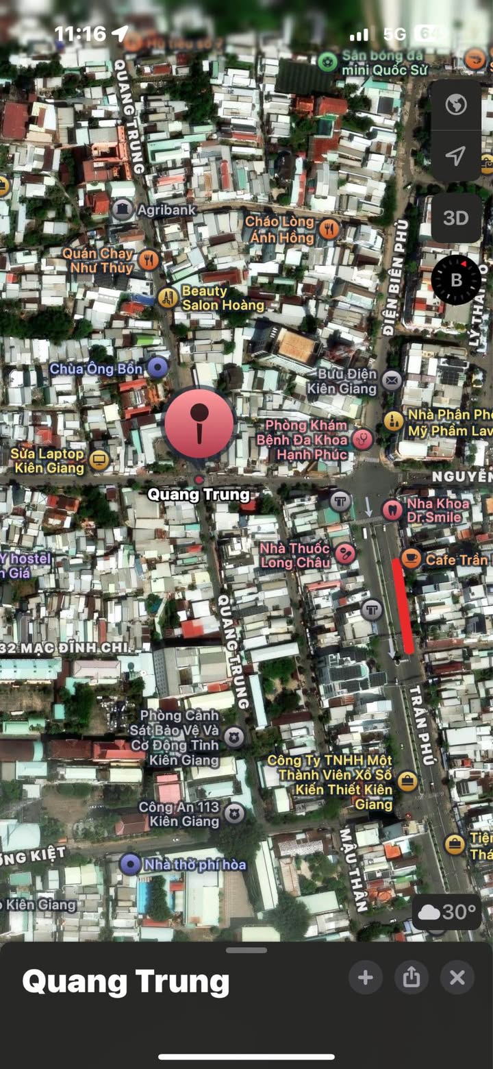 Nhà cấp 4 mặt tiền đường Quang Trung, Vĩnh Thanh, Rạch Giá - Giá chỉ 3.1 tỷ!