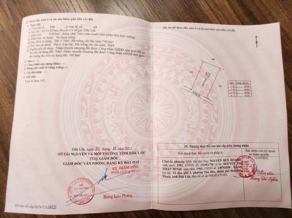 Đất thổ cư Ea Kpam 840m² giá 830 triệu - Đầu tư sinh lời ngay!