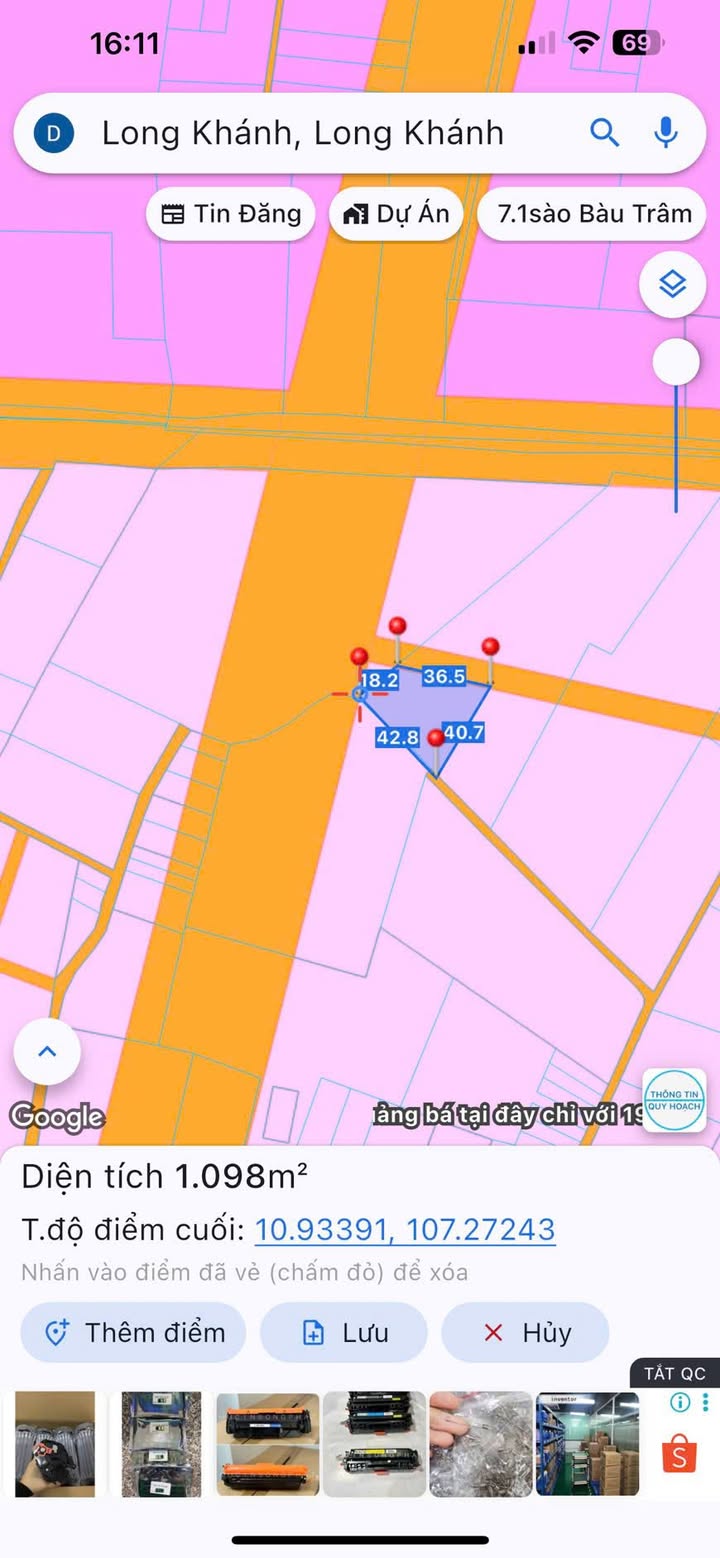 Đất nền Bầu Trâm Long Khánh 3600m² giá 3 tỷ - Tiềm năng đầu tư lớn!