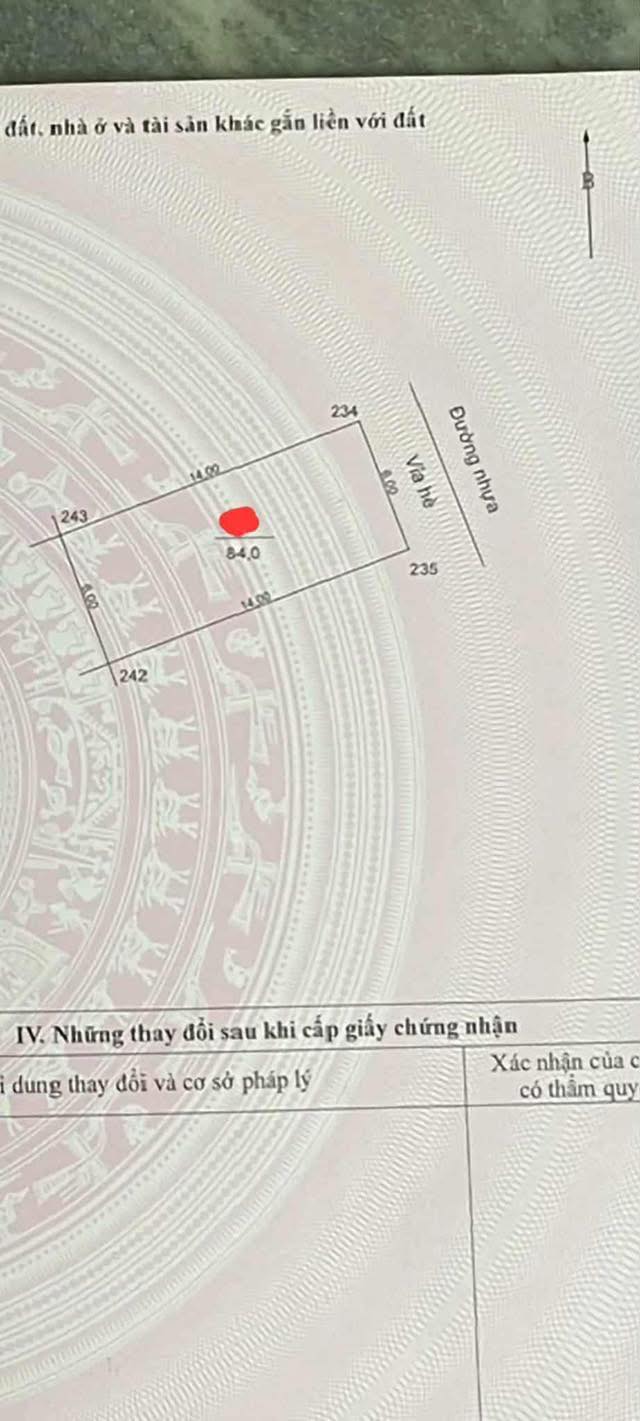 Đất đấu giá Tứ Hiệp 84m² giá thỏa thuận - Kinh doanh tự do, xây dựng 7 tầng!