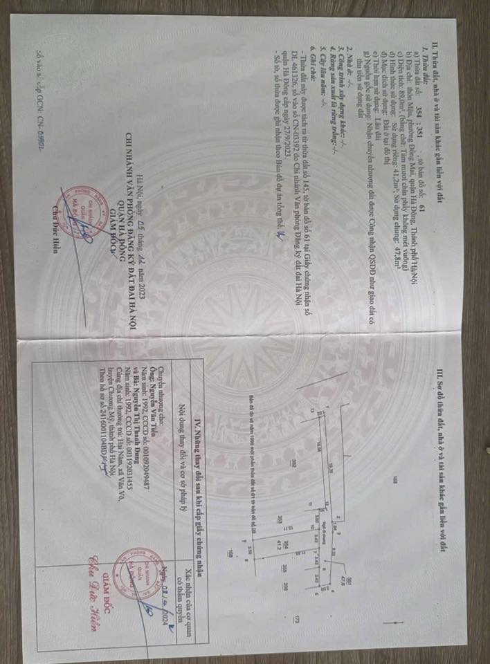 Đất thổ cư Tổ 12 Yên Nghĩa 41m² giá 3 tỷ - Vị trí đẹp, ô tô đỗ gần