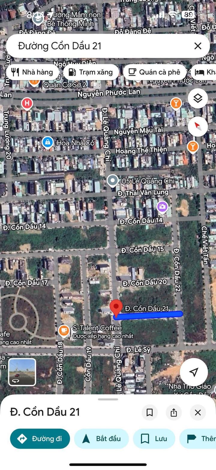 Đất nền đường Cồn Dầu 21 Đà Nẵng 125m² giá 6.9 tỷ - Đầu tư sinh lời ngay!