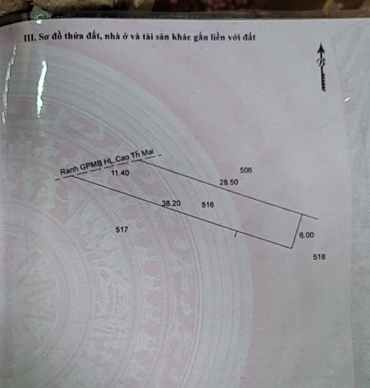 Đất thổ cư 200m² mặt tiền đường Cao Thị Mai, Tân Trụ - Giá thượng lượng chỉ 1.8 tỷ!