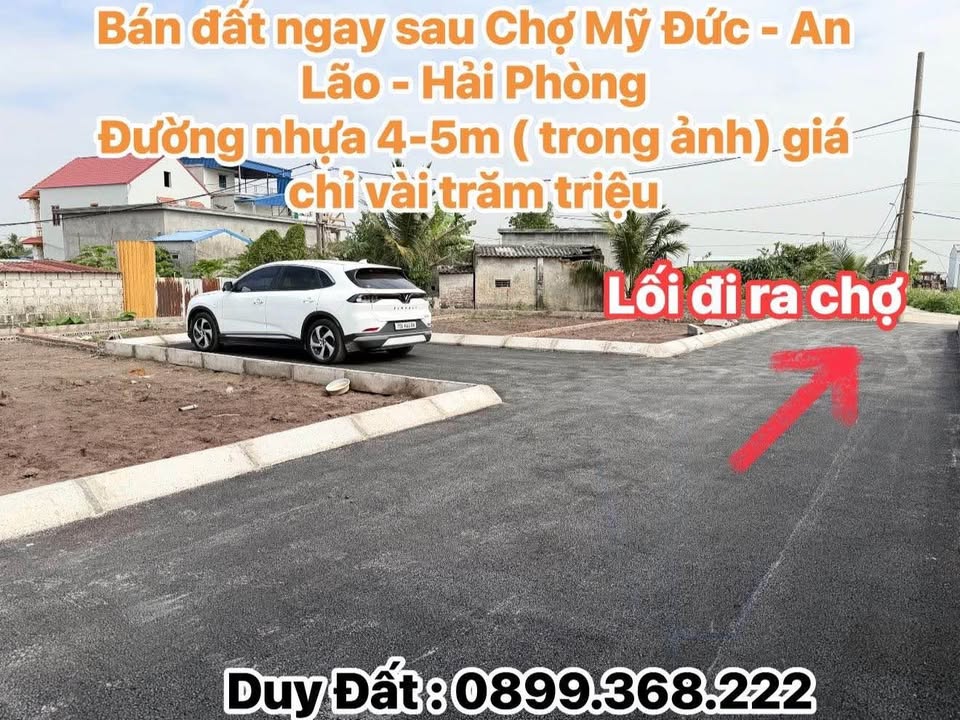 Đất nền Mỹ Đức - An Lão 65m² giá chỉ vài trăm triệu - Cơ hội đầu tư hấp dẫn!