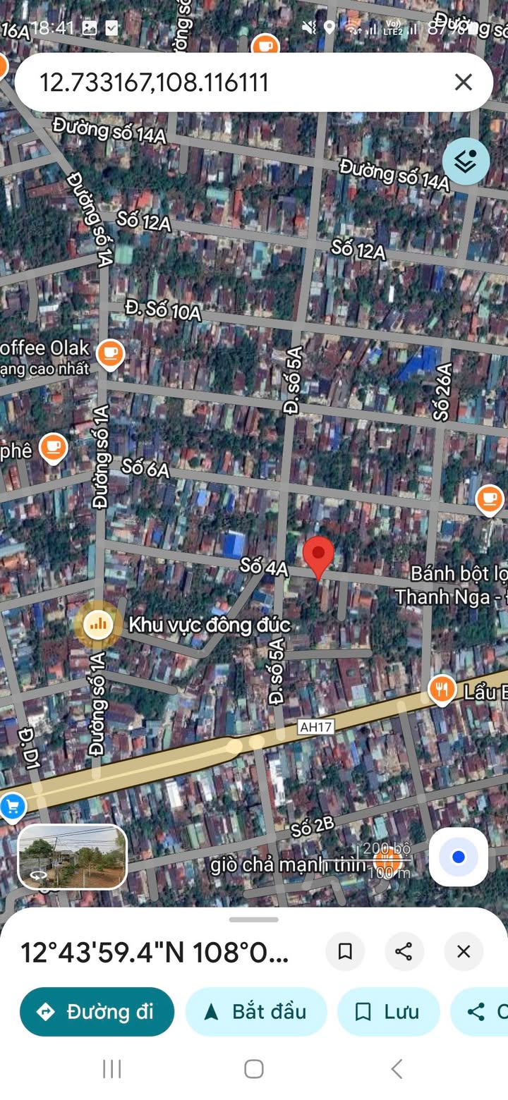 Đất thổ cư Đường 4A, Buôn Ma Thuột 250m² giá 2 tỷ - Đối diện chợ sầm uất!