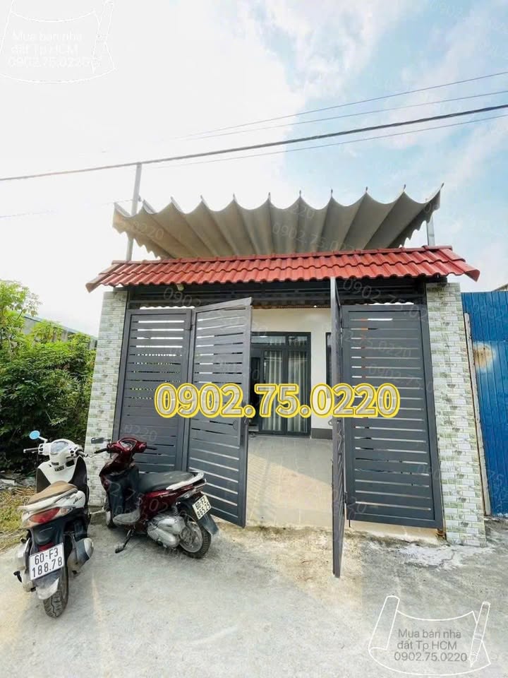 Nhà phố chính chủ Phong Phú Bình Chánh 68m² giá 620 triệu - Sổ hồng riêng, vào ở ngay!