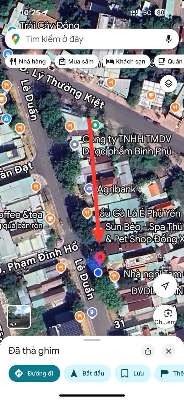 Nhà mặt tiền đường Lê Duẩn, Phường Tân Phú, 259.2m² - Cần bán gấp 10.5 tỷ!