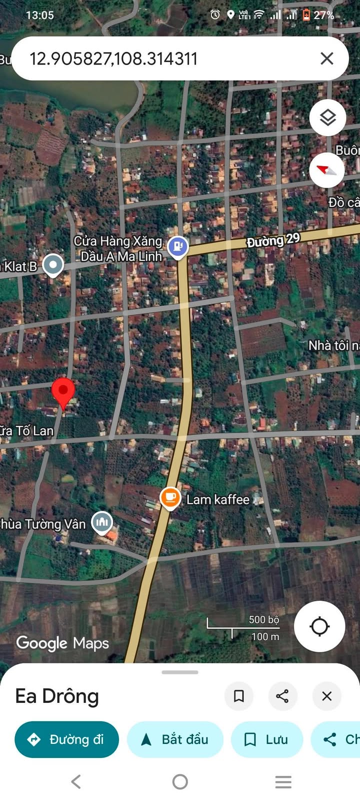 Đất thổ cư 600m² giá 3.9 tỷ tại thôn 5, xã Ea Drông - Cơ hội vàng cho đầu tư!