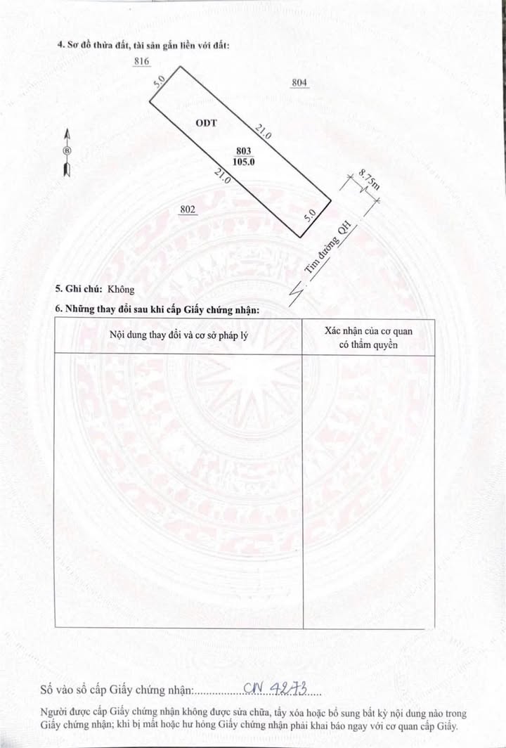 Đất nền Đông Cương Thanh Hóa 105m² giá 2 tỷ - Lô đẹp, hướng Đông Nam!